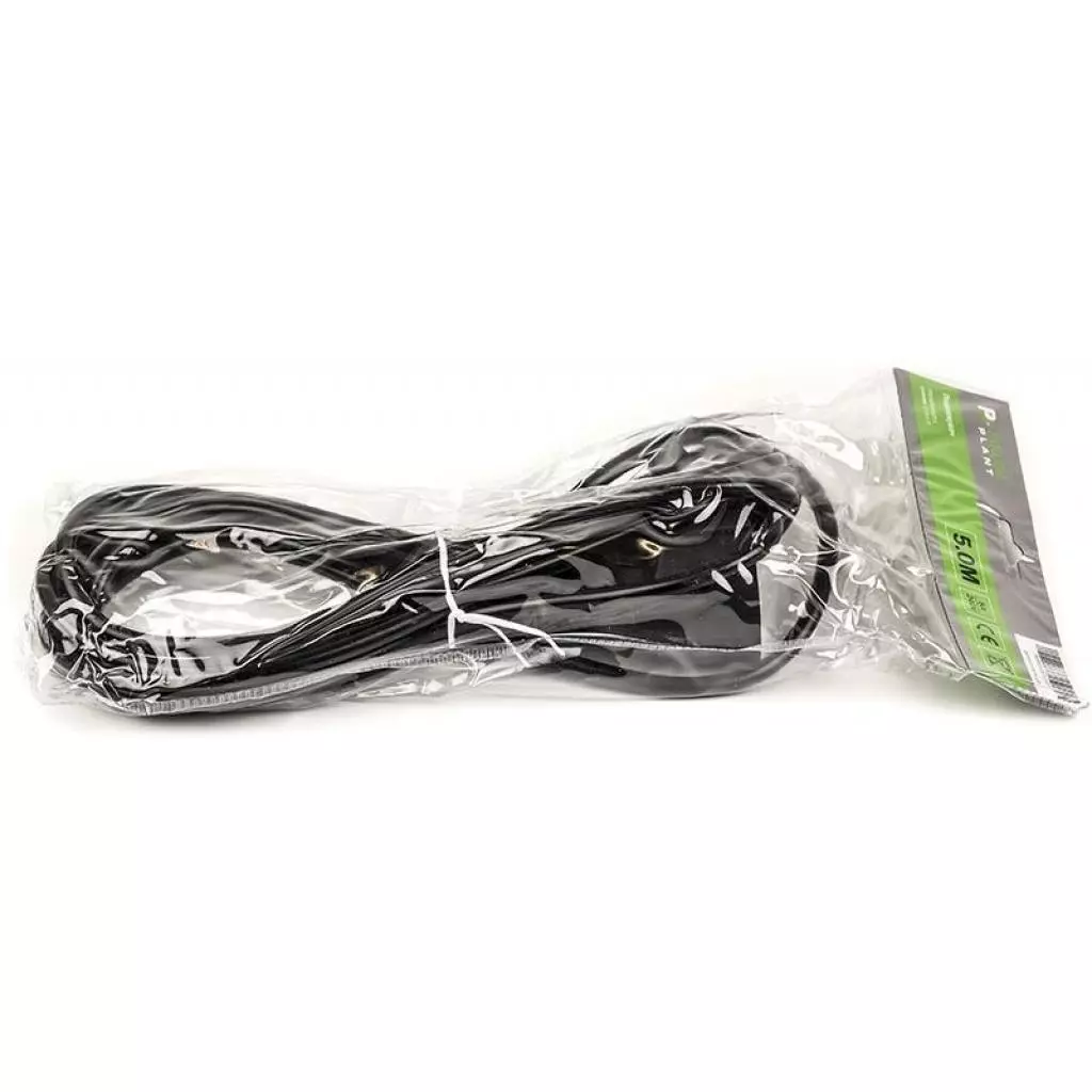 Сетевой удлинитель PowerPlant удлинитель 5 м (JY-3021/5) (PPEA08M50S1) - 1