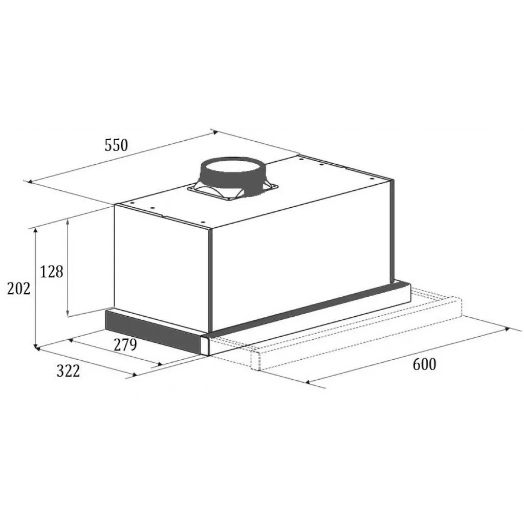 Вытяжка кухонная Gunter&Hauer AGNA 600 GLW - 6
