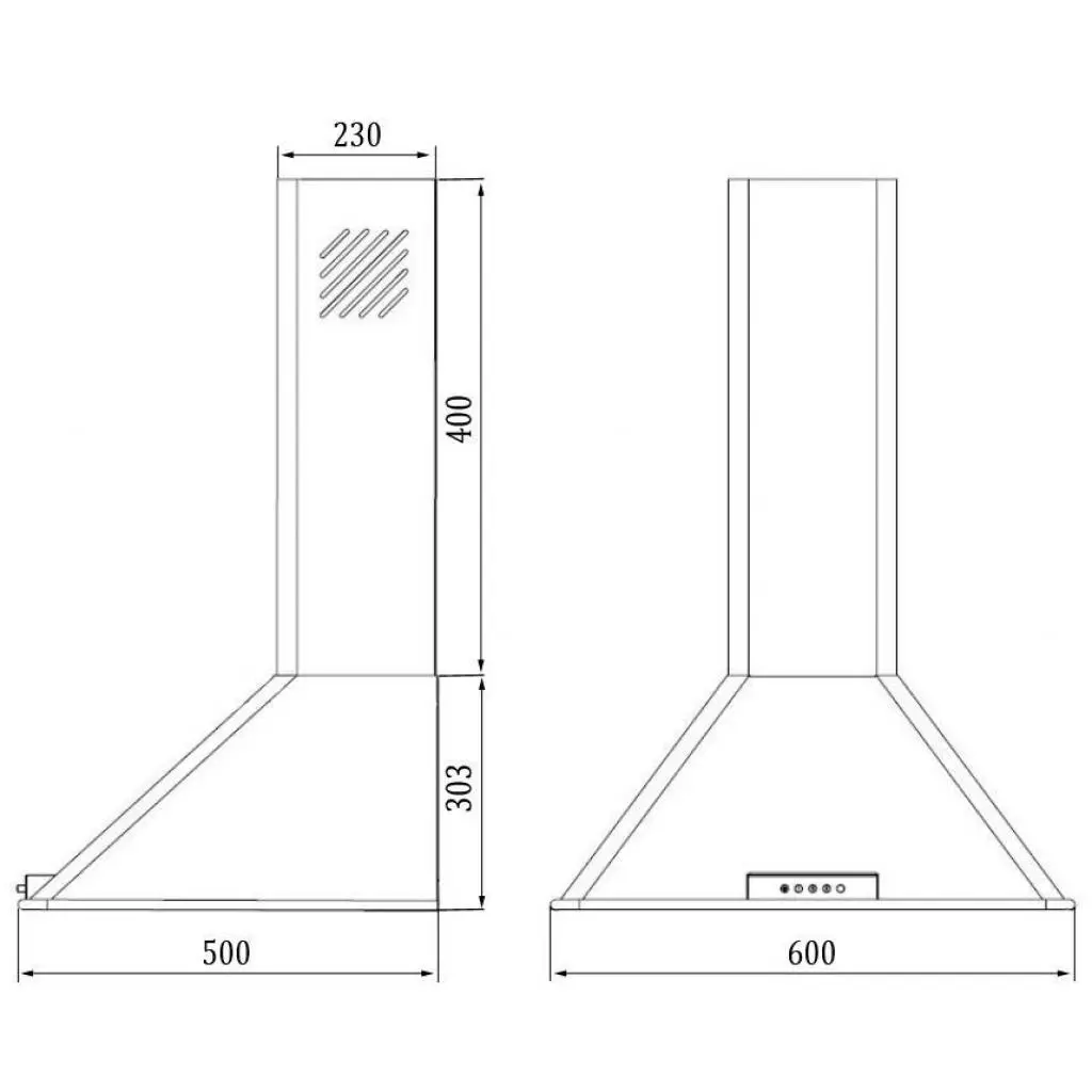 Вытяжка кухонная Gunter&Hauer INARA 60 - 1