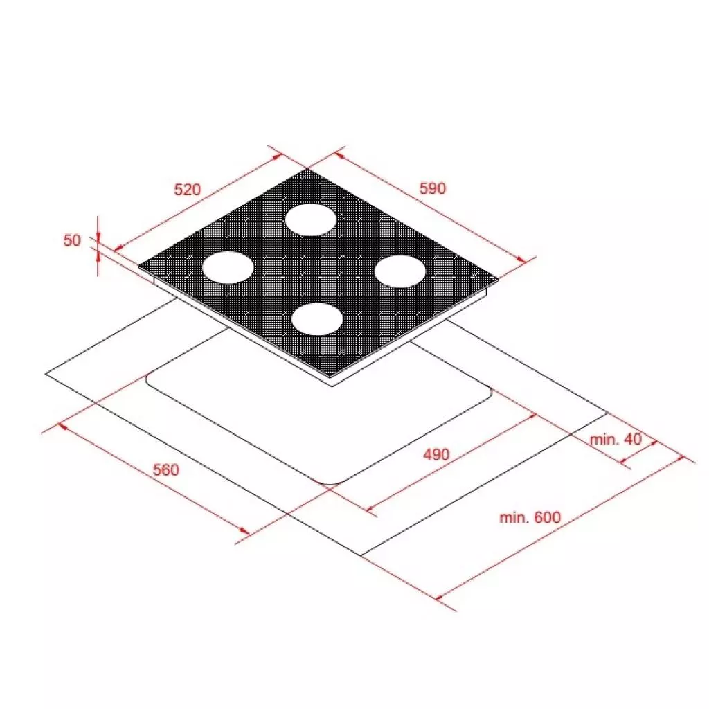 Варочная поверхность Interline TR 6411 AV (TR6411AV) - 6