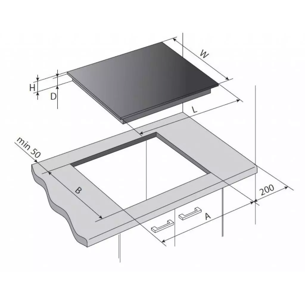 Варочная поверхность Pyramida VCH X 642 - 2