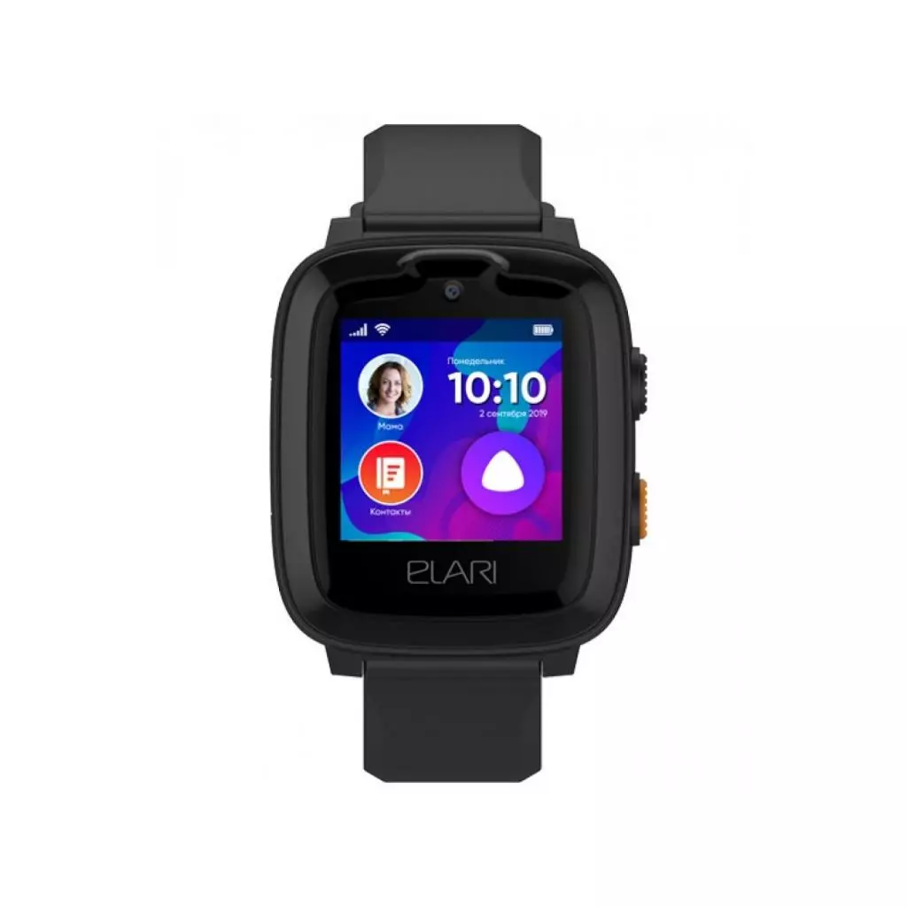 Смарт-часы Elari KidPhone 4G Black (KP-4GB) - 1