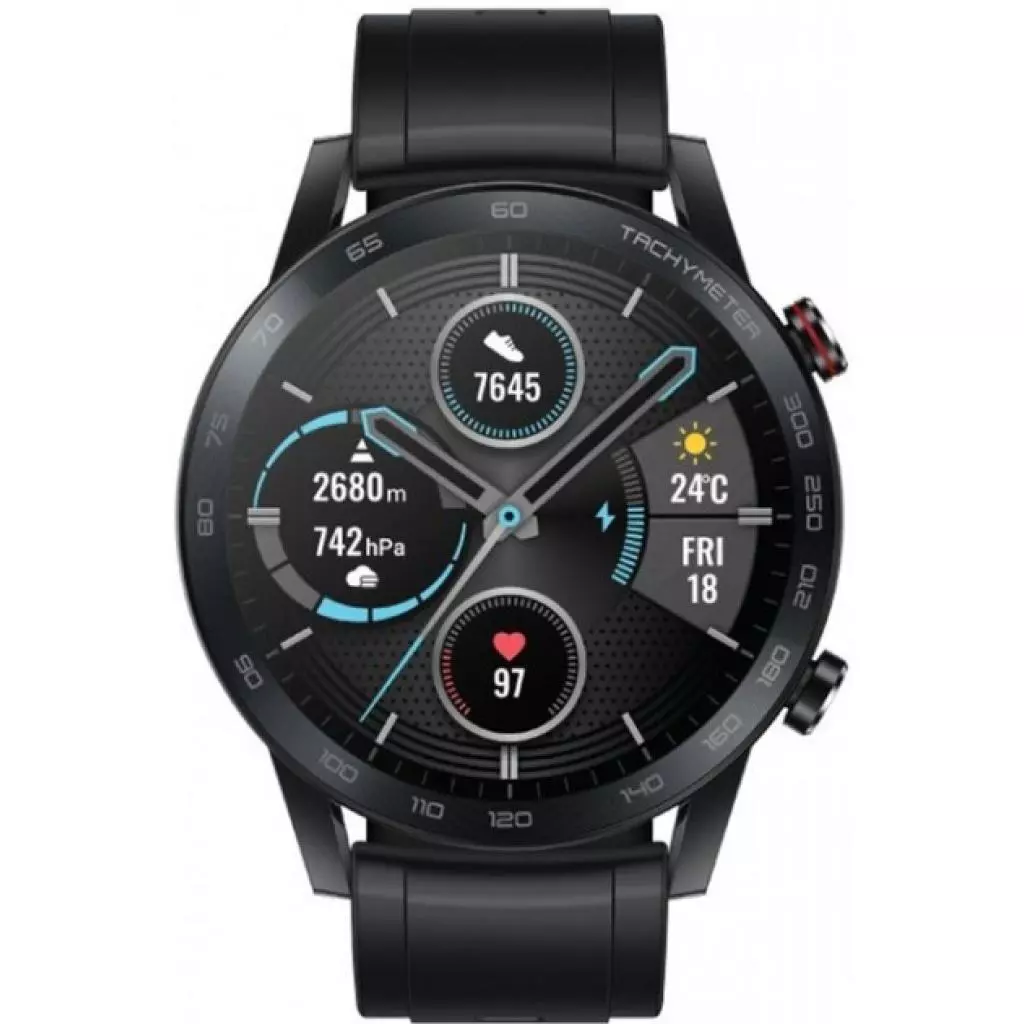 Смарт-часы Honor MagicWatch 2 46mm (MNS-B19) Charcoal Black (55024945) - 1