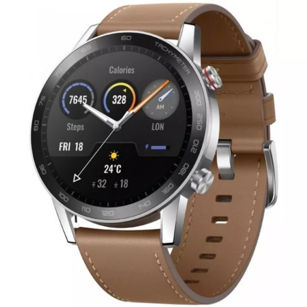 Смарт-часы Honor MagicWatch 2 46mm (MNS-B19) Flax Brown (55024944) - 2
