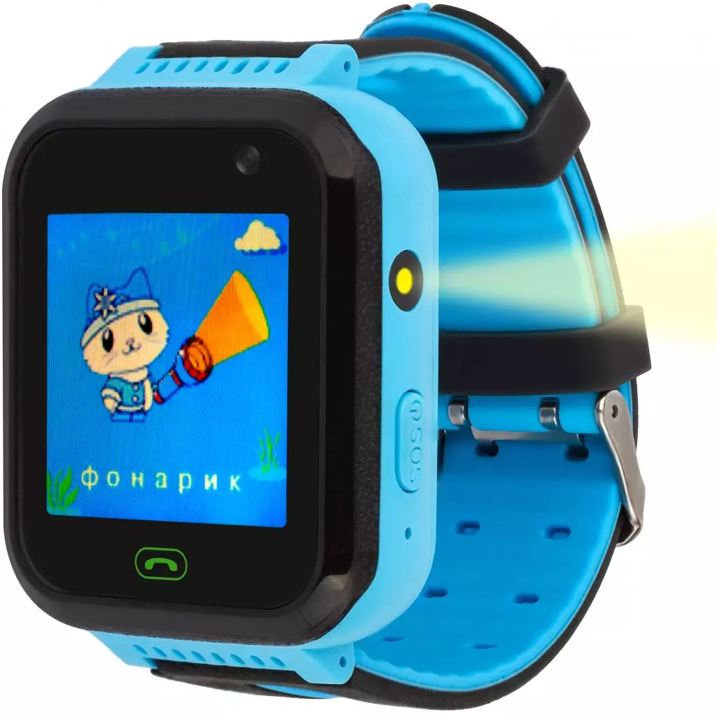 Смарт-часы Discovery iQ4400iP Hydro Camera LED Light (blue) Детские водонепроница (iQ4400ip blue) - 4