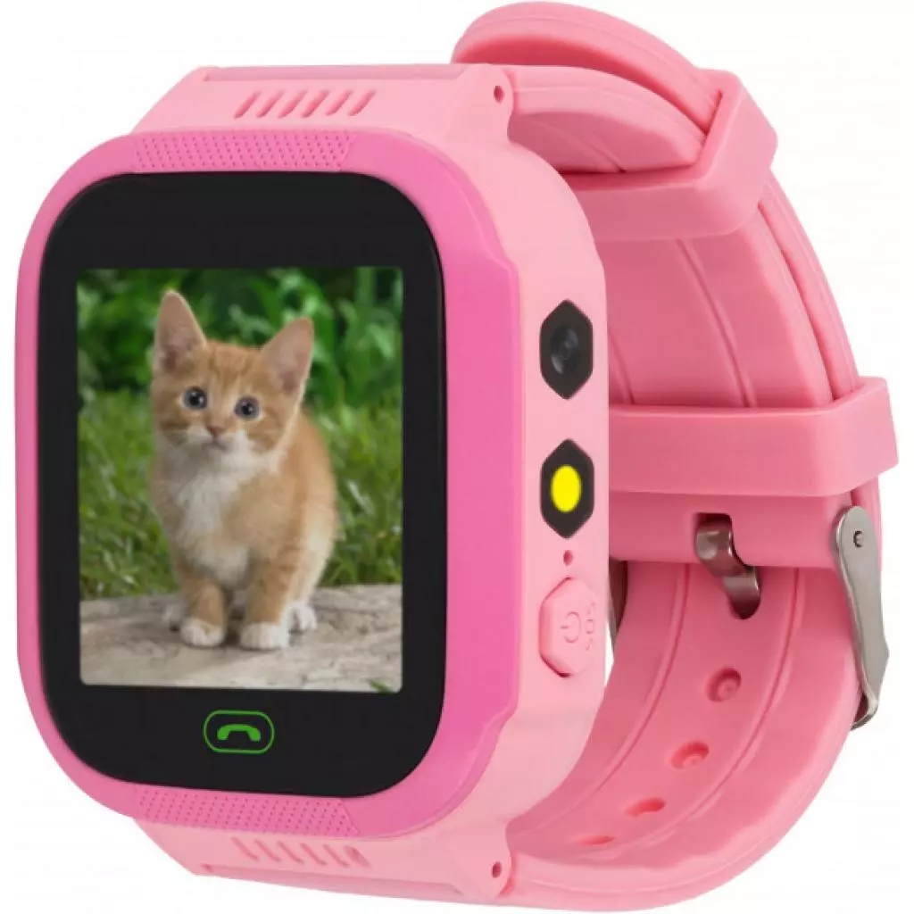 Смарт-часы Discovery iQ4100 Camera LED Light (pink) Детские смарт часы-телефон с (iQ4100 pink) - 2