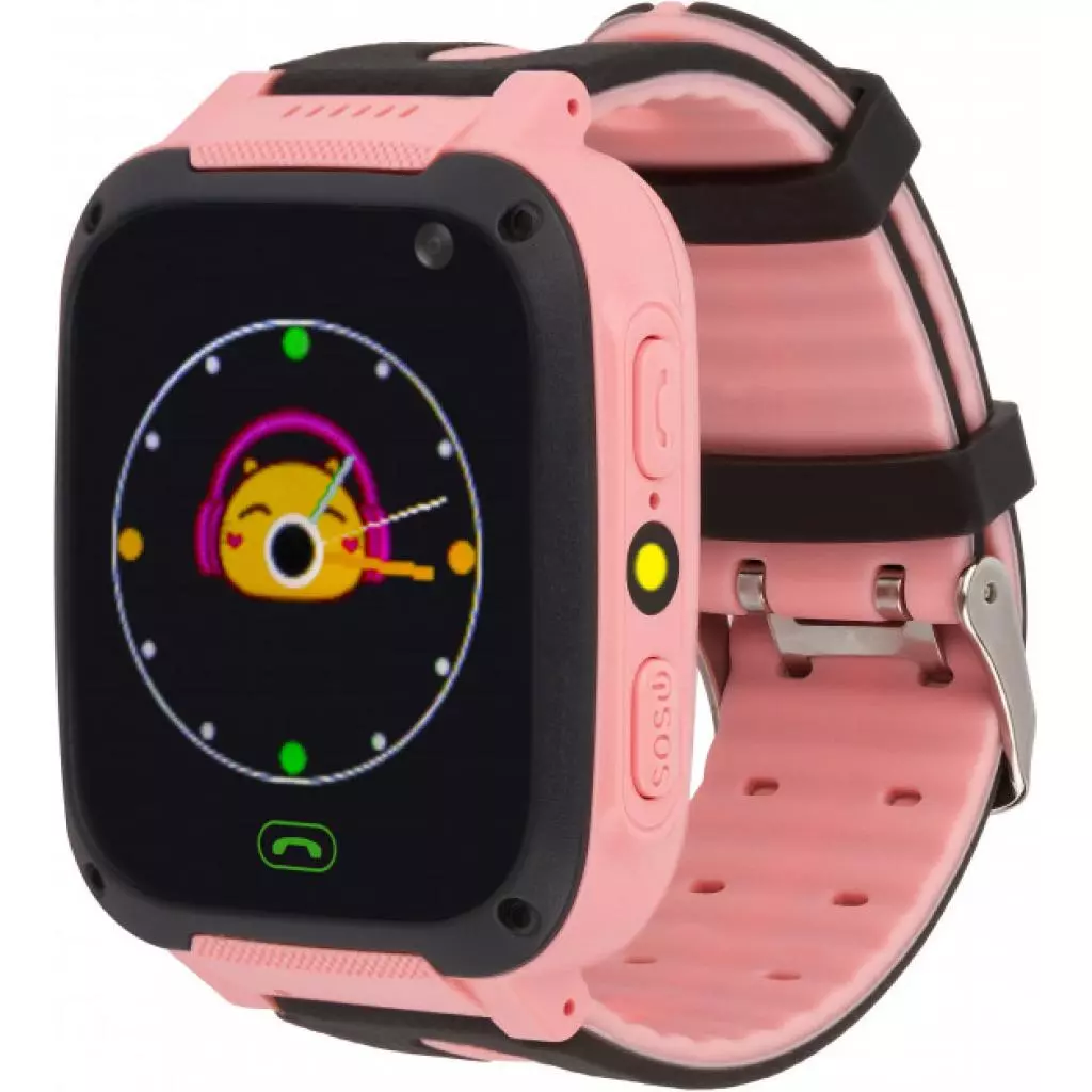 Смарт-часы Discovery iQ4200 Camera LED Light (pink) Детские смарт часы-телефон с (iQ4200 pink) - 1