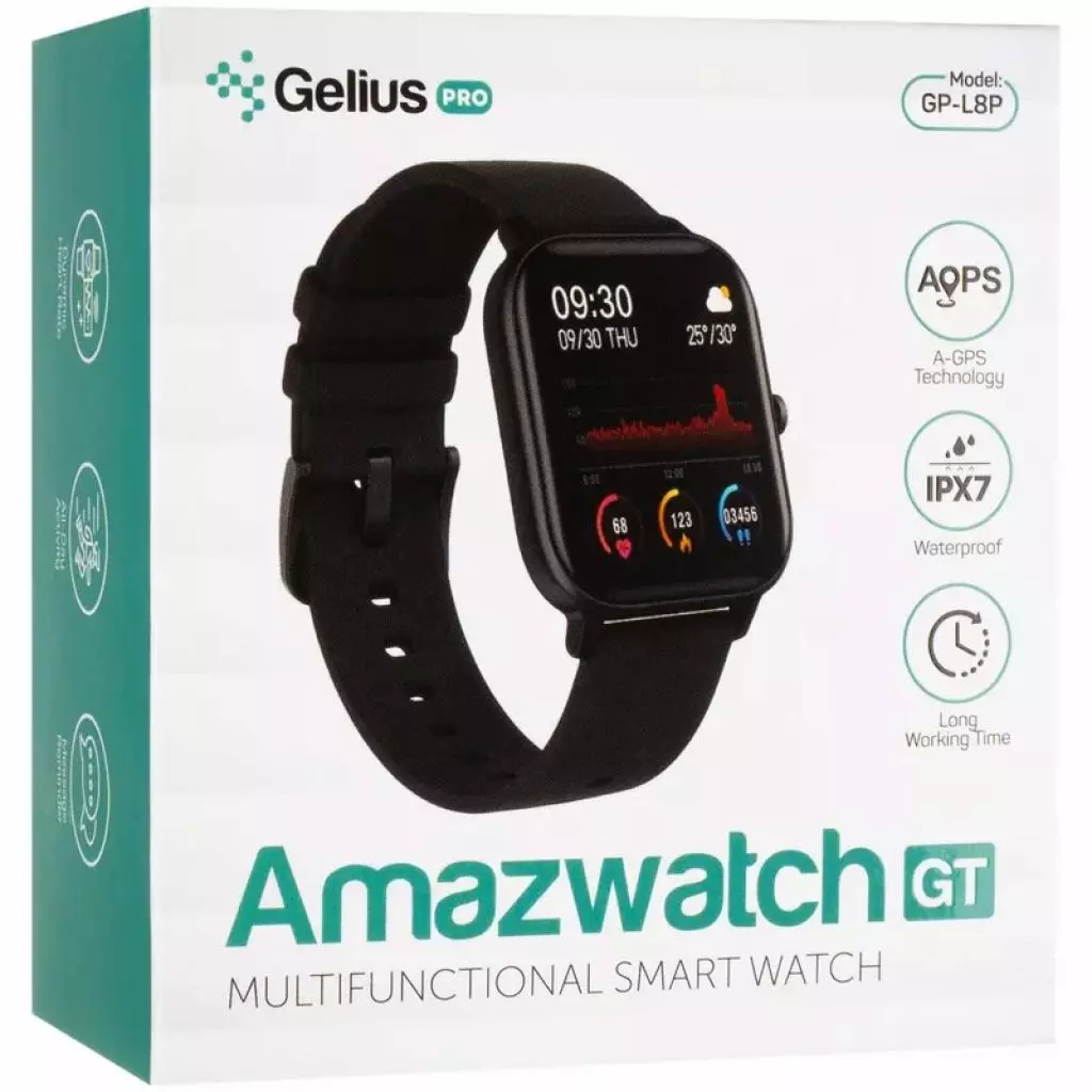 Смарт-часы Gelius Pro (AMAZWATCH GT) (IPX7) Gold - 9