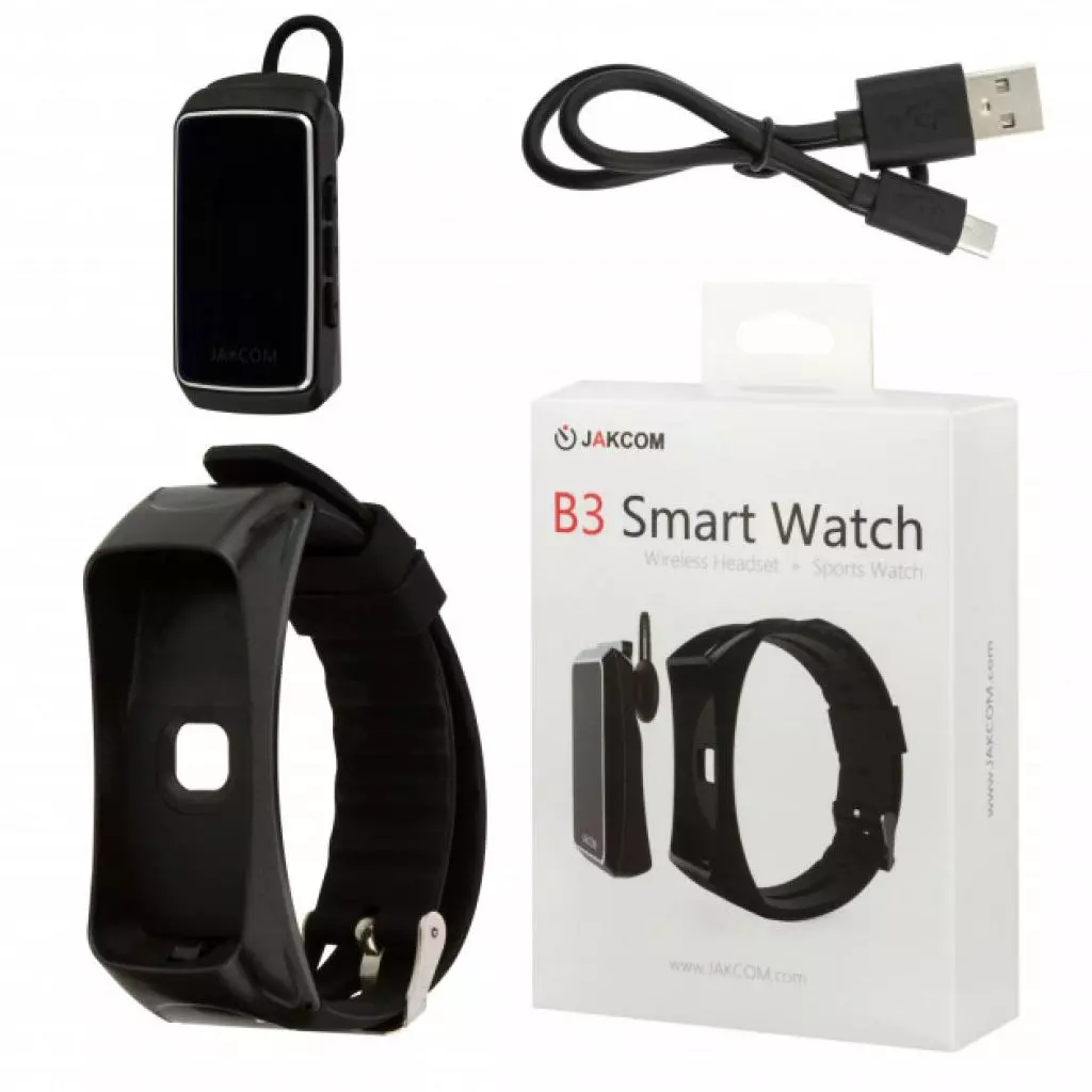 Фитнес браслет Jakcom B3 Black Умный браслет-гарнитура (jkmubb3b) - 8