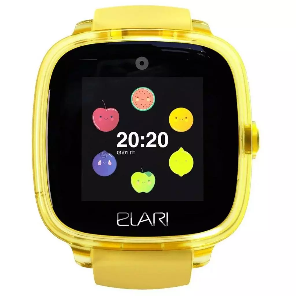 Смарт-часы Elari KidPhone Fresh Yellow с GPS-трекером (KP-F/Yellow) - 1 Смарт-часы Elari KidPhone Fresh Yellow с GPS-трекером (KP-F/Yellow) - 1