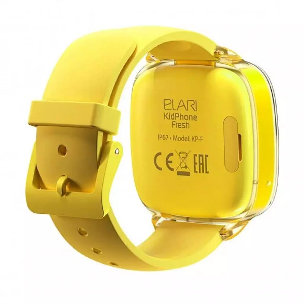Смарт-часы Elari KidPhone Fresh Yellow с GPS-трекером (KP-F/Yellow) - 2 Смарт-часы Elari KidPhone Fresh Yellow с GPS-трекером (KP-F/Yellow) - 2