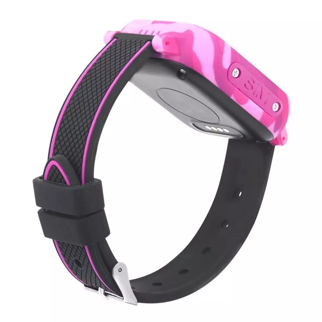 Смарт-часы GoGPS T01 телефон-часы, Термометр Pink (T01PK) - 1