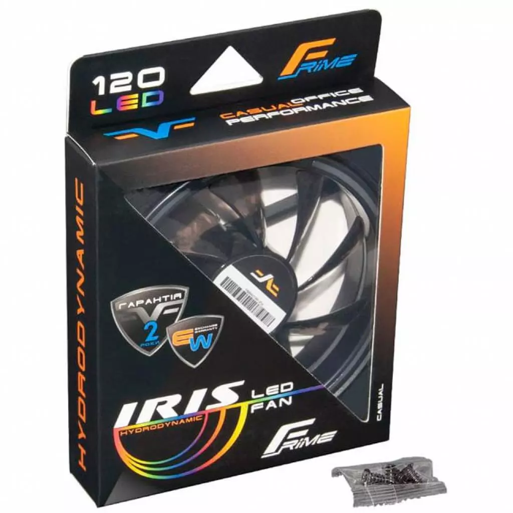Кулер для корпуса Frime LED Fan 16LED Multicolor 2 (FLF-HB120MLT216) - 2 Кулер для корпуса Frime LED Fan 16LED Multicolor 2 (FLF-HB120MLT216) - 2