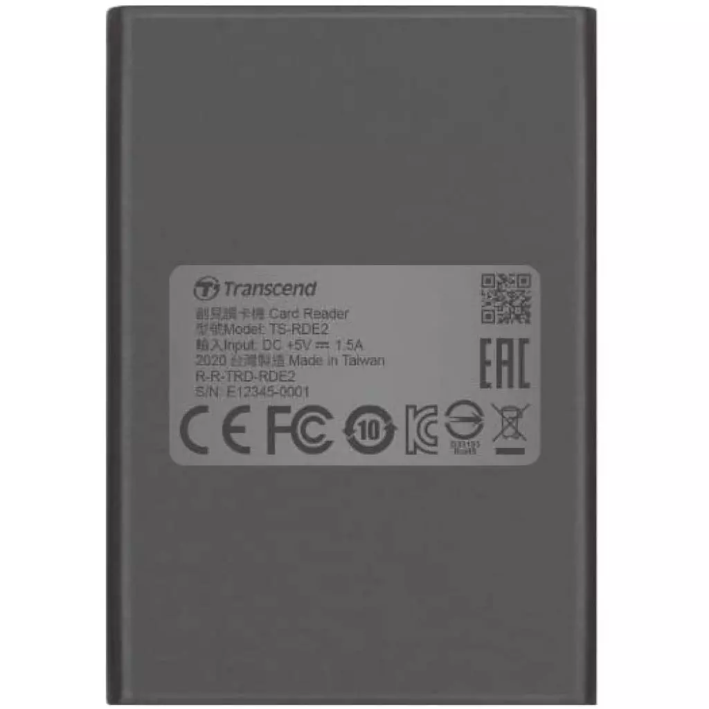 Считыватель флеш-карт Transcend USB 3.2 Gen 2x2 Type-C CFexpress (TS-RDE2) - 3 Считыватель флеш-карт Transcend USB 3.2 Gen 2x2 Type-C CFexpress (TS-RDE2) - 3