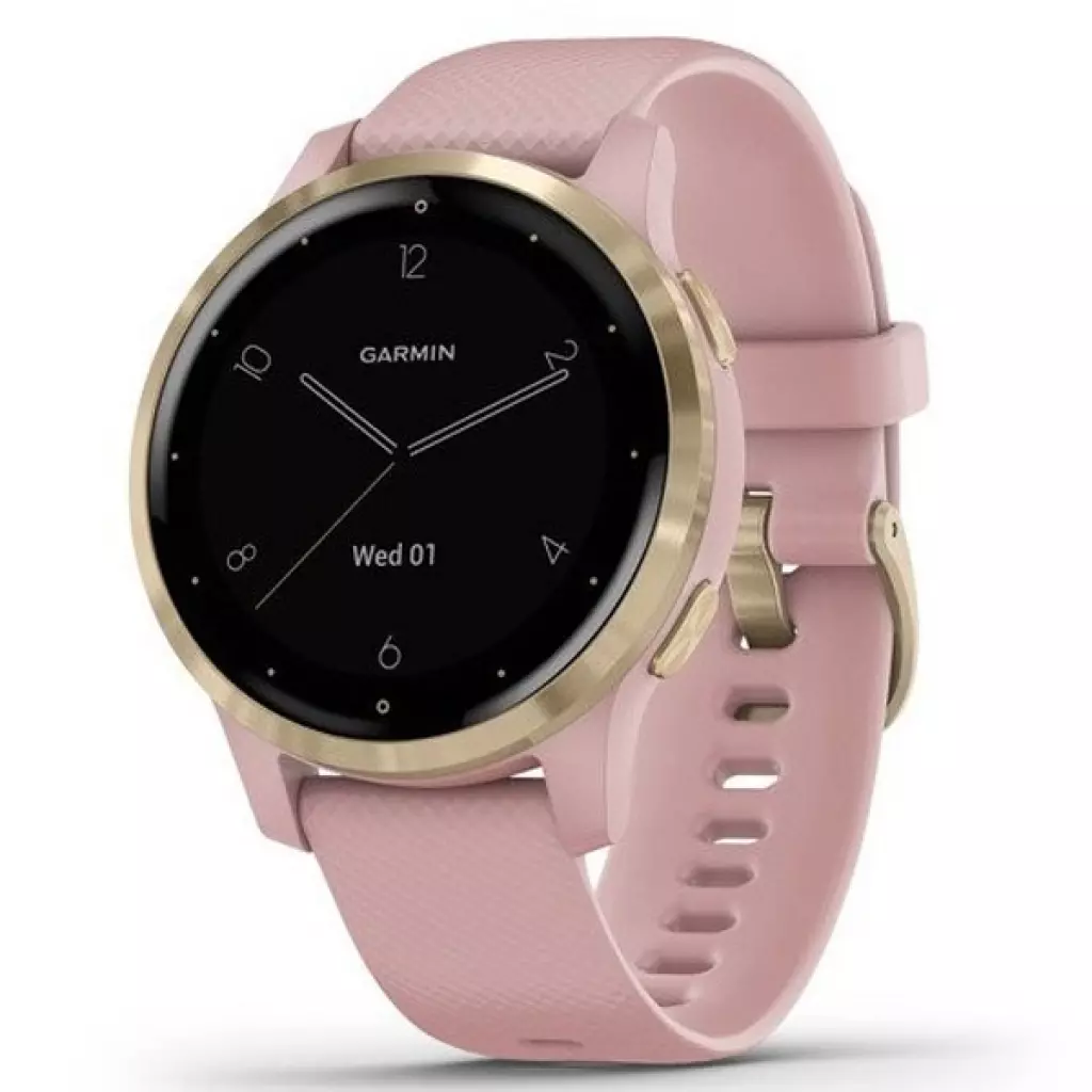 Смарт-часы Garmin vivoactive 4S, Dust Rose/Light Gold (010-02172-33)