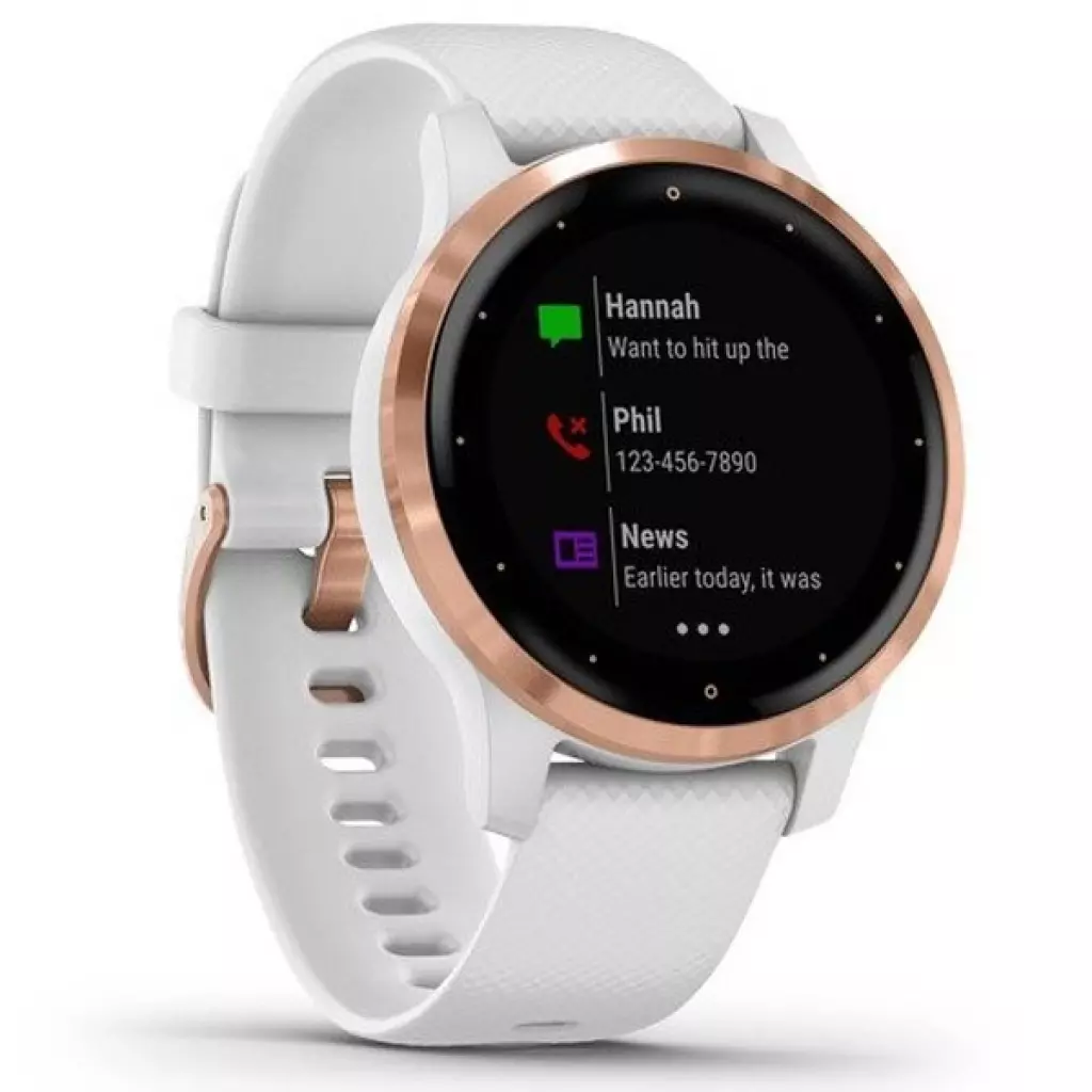 Смарт-часы Garmin vivoactive 4S, White with Rose-gold Hardware (010-02172-23) - 2 Смарт-часы Garmin vivoactive 4S, White with Rose-gold Hardware (010-02172-23) - 2