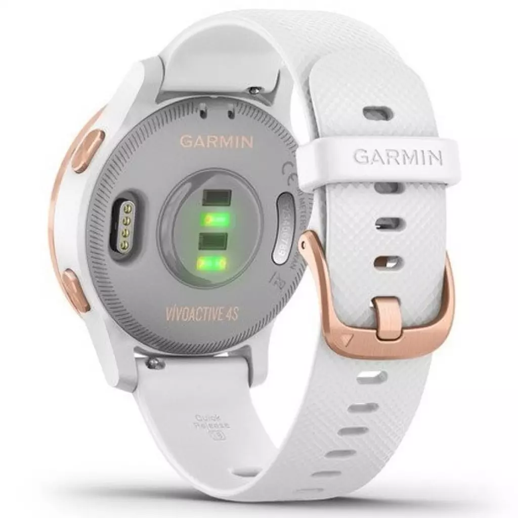 Смарт-часы Garmin vivoactive 4S, White with Rose-gold Hardware (010-02172-23) - 5 Смарт-часы Garmin vivoactive 4S, White with Rose-gold Hardware (010-02172-23) - 5