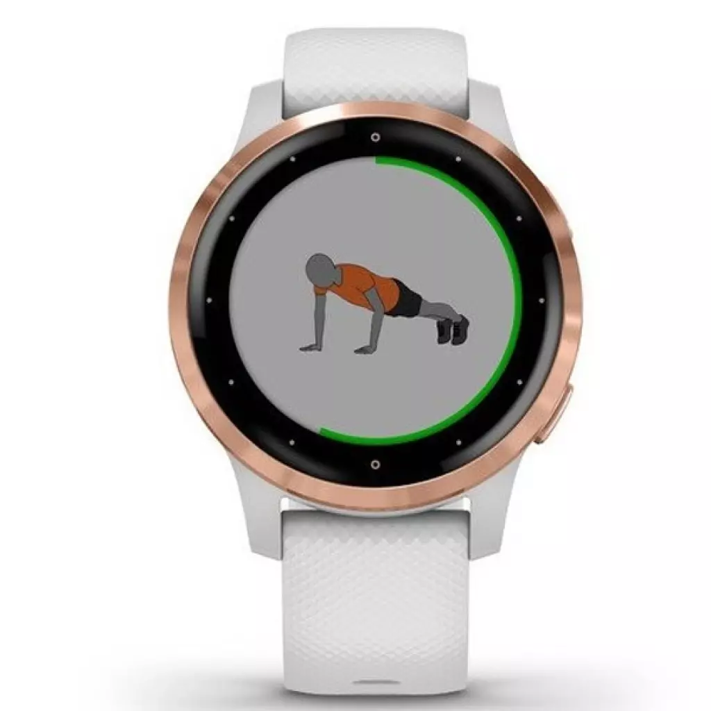 Смарт-часы Garmin vivoactive 4S, White with Rose-gold Hardware (010-02172-23) - 7 Смарт-часы Garmin vivoactive 4S, White with Rose-gold Hardware (010-02172-23) - 7