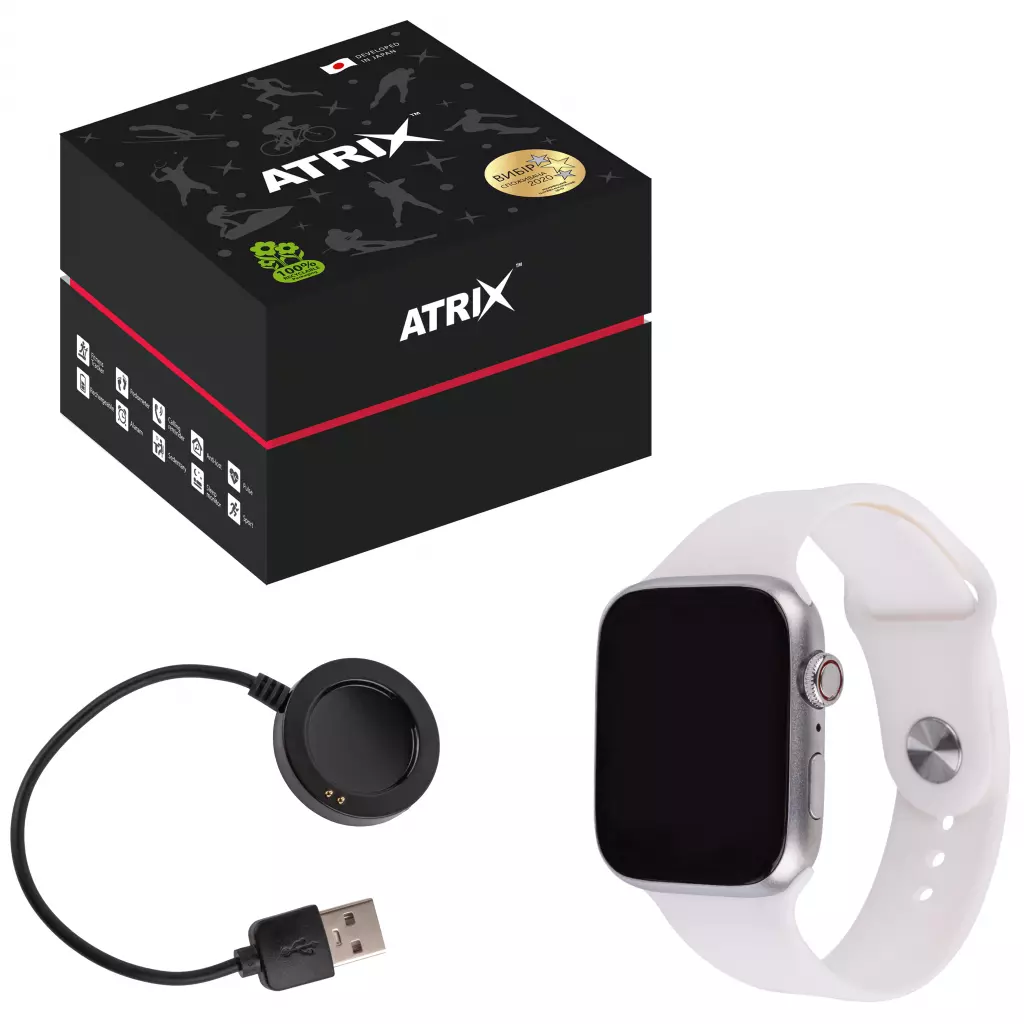 Смарт-часы Atrix X30 Pulse Oximeter and Tonometer Silver Aluminum (swatxx30sa) - 3