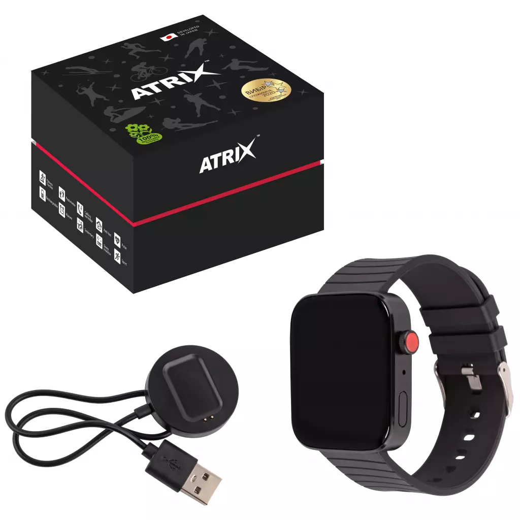 Смарт-часы Atrix X40 Pulse and Tonometer Black Aluminum (swatxx40ba) - 3