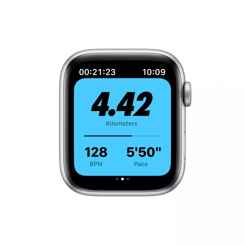 Смарт-часы Apple Watch Nike SE GPS, 40mm Silver Aluminium Case with Pure Plat (MKQ23UL/A) - 5