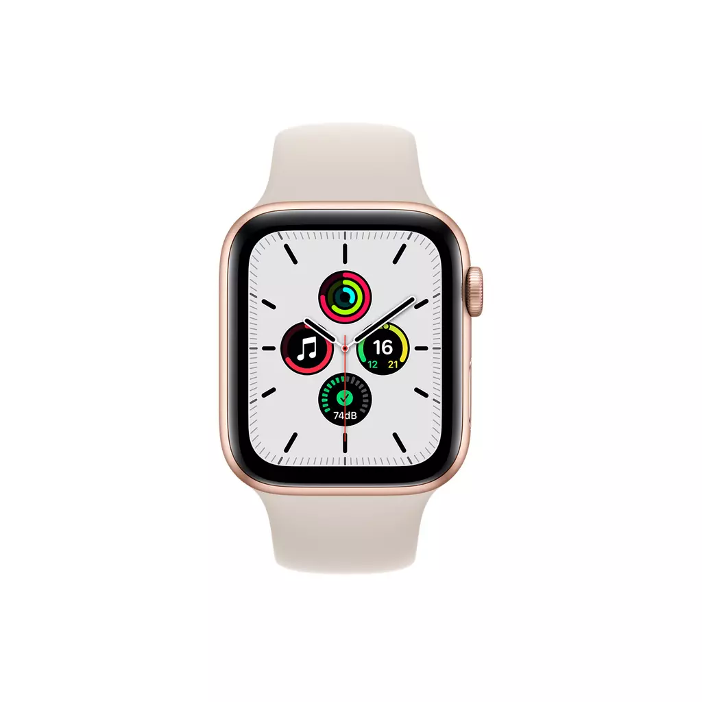 Смарт-часы Apple Watch SE GPS, 44mm Gold Aluminium Case with Starlight Sport (MKQ53UL/A) - 1 Смарт-часы Apple Watch SE GPS, 44mm Gold Aluminium Case with Starlight Sport (MKQ53UL/A) - 1