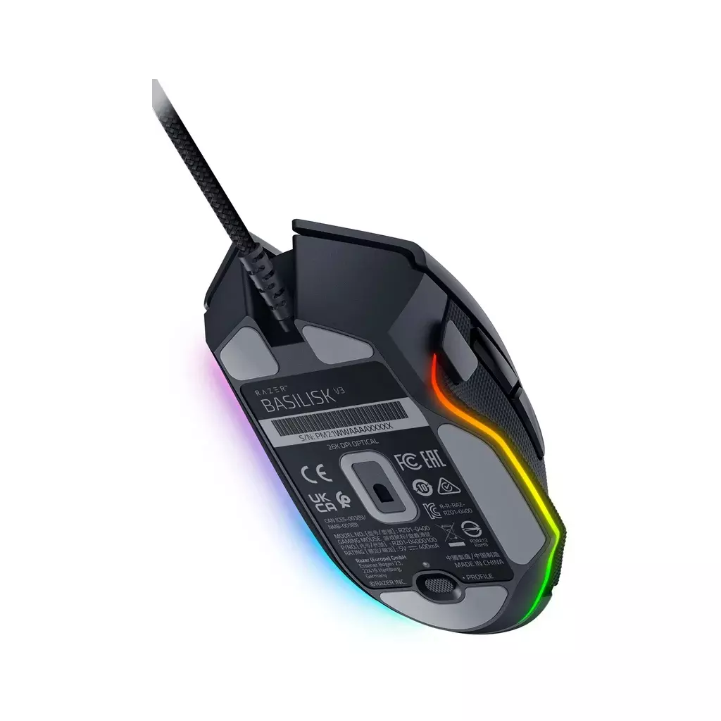 Мышка Razer Basilisk V3 USB Black (RZ01-04000100-R3M1) - 1