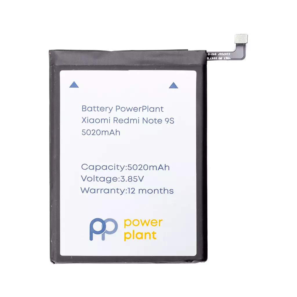Аккумуляторная батарея для телефона PowerPlant Xiaomi Redmi Note 9S (BN55) 5020mAh (SM220410) Аккумуляторная батарея для телефона PowerPlant Xiaomi Redmi Note 9S (BN55) 5020mAh (SM220410)