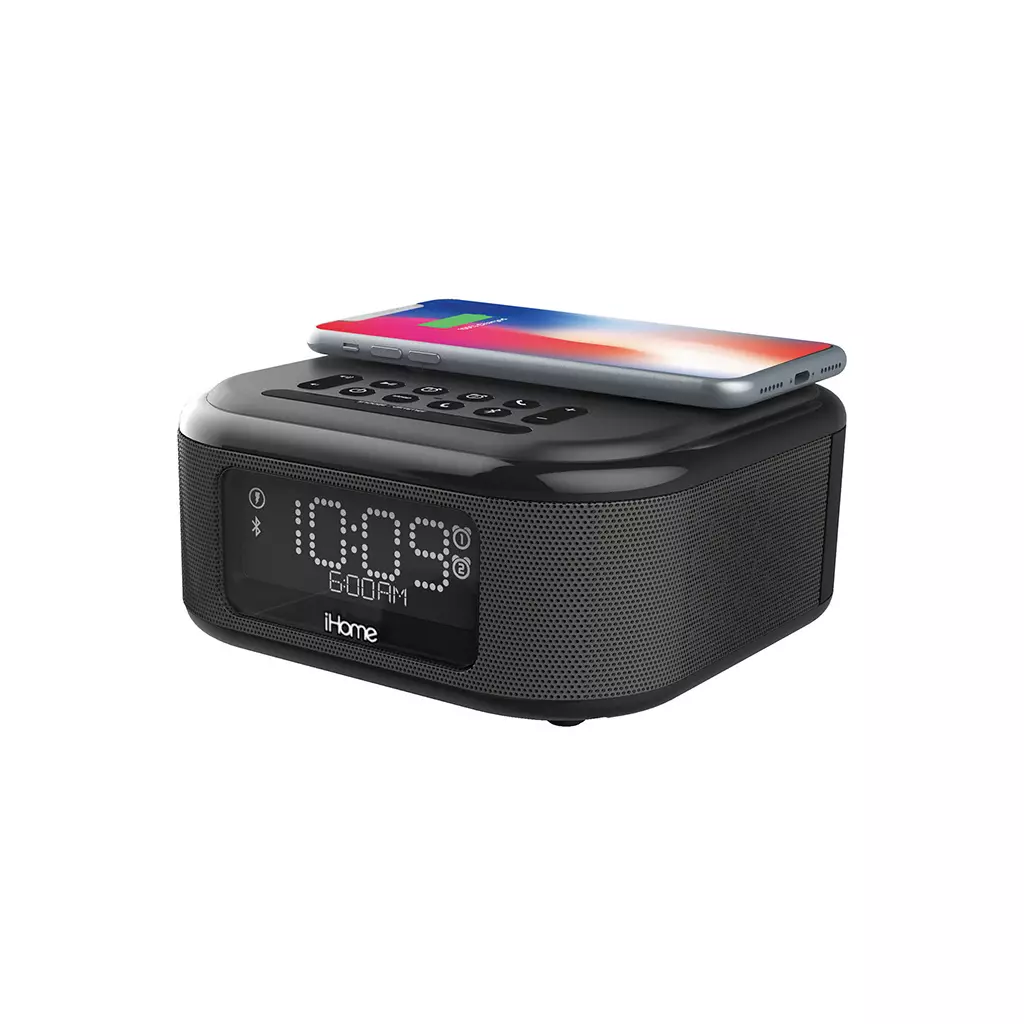 Акустическая система iHome IBTW23B Qi Wireless Charging BT USB Mic (IBTW23B)