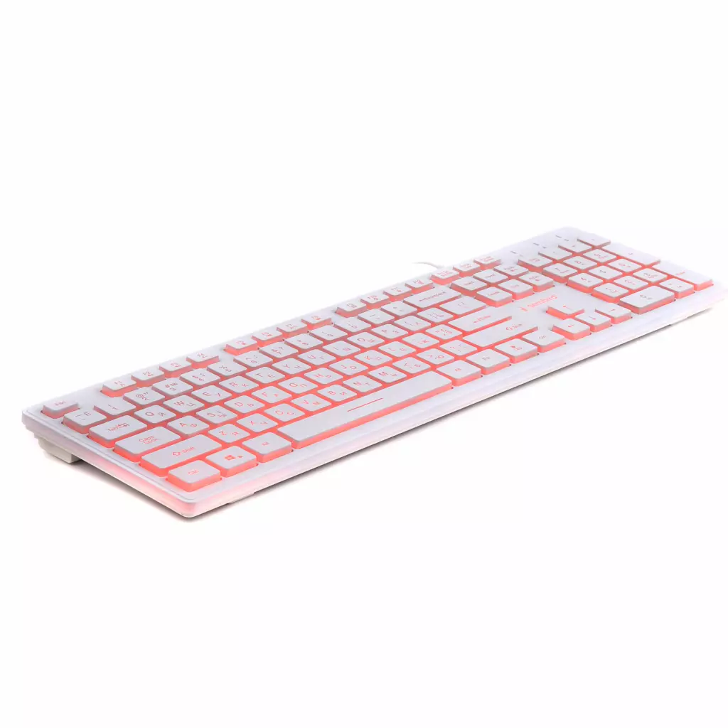 Клавиатура Gembird KB-UML3-01-W-UA USB White (KB-UML3-01-W-UA) - 3 Клавиатура Gembird KB-UML3-01-W-UA USB White (KB-UML3-01-W-UA) - 3