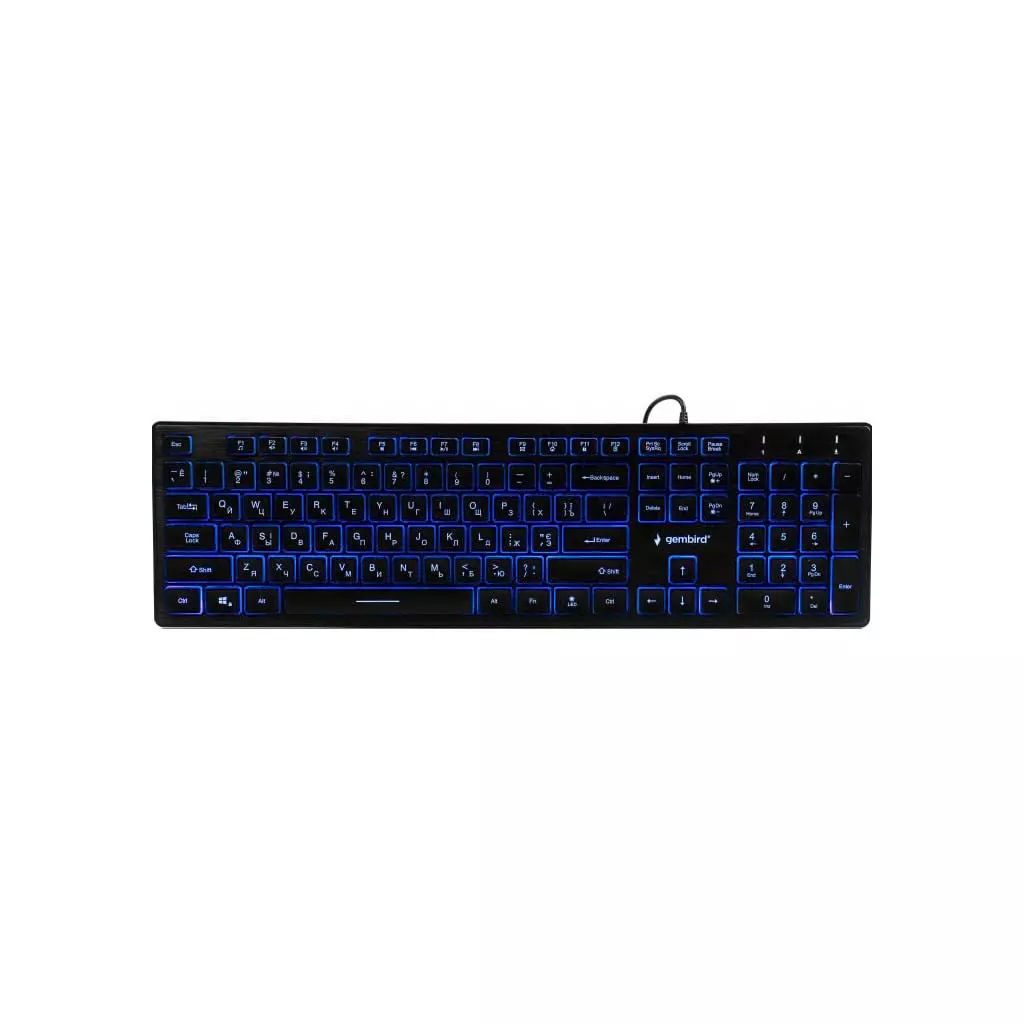Клавиатура Gembird KB-UML3-01-UA Black (KB-UML3-01-UA) - 1