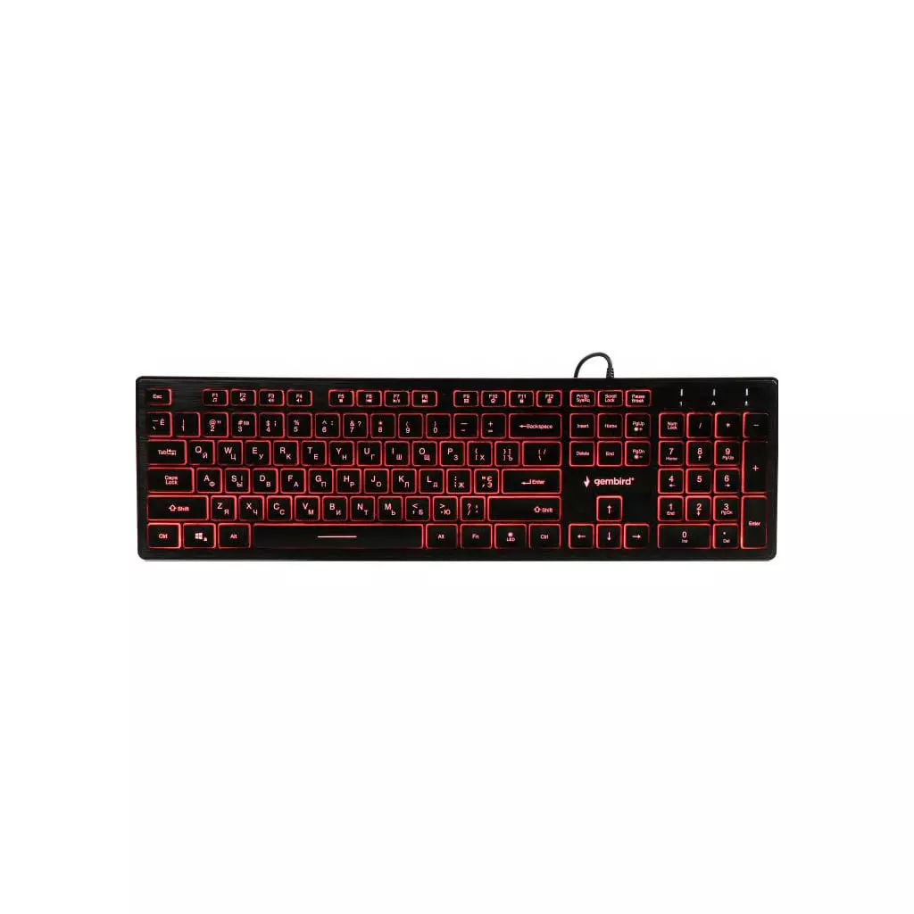 Клавиатура Gembird KB-UML3-01-UA Black (KB-UML3-01-UA)