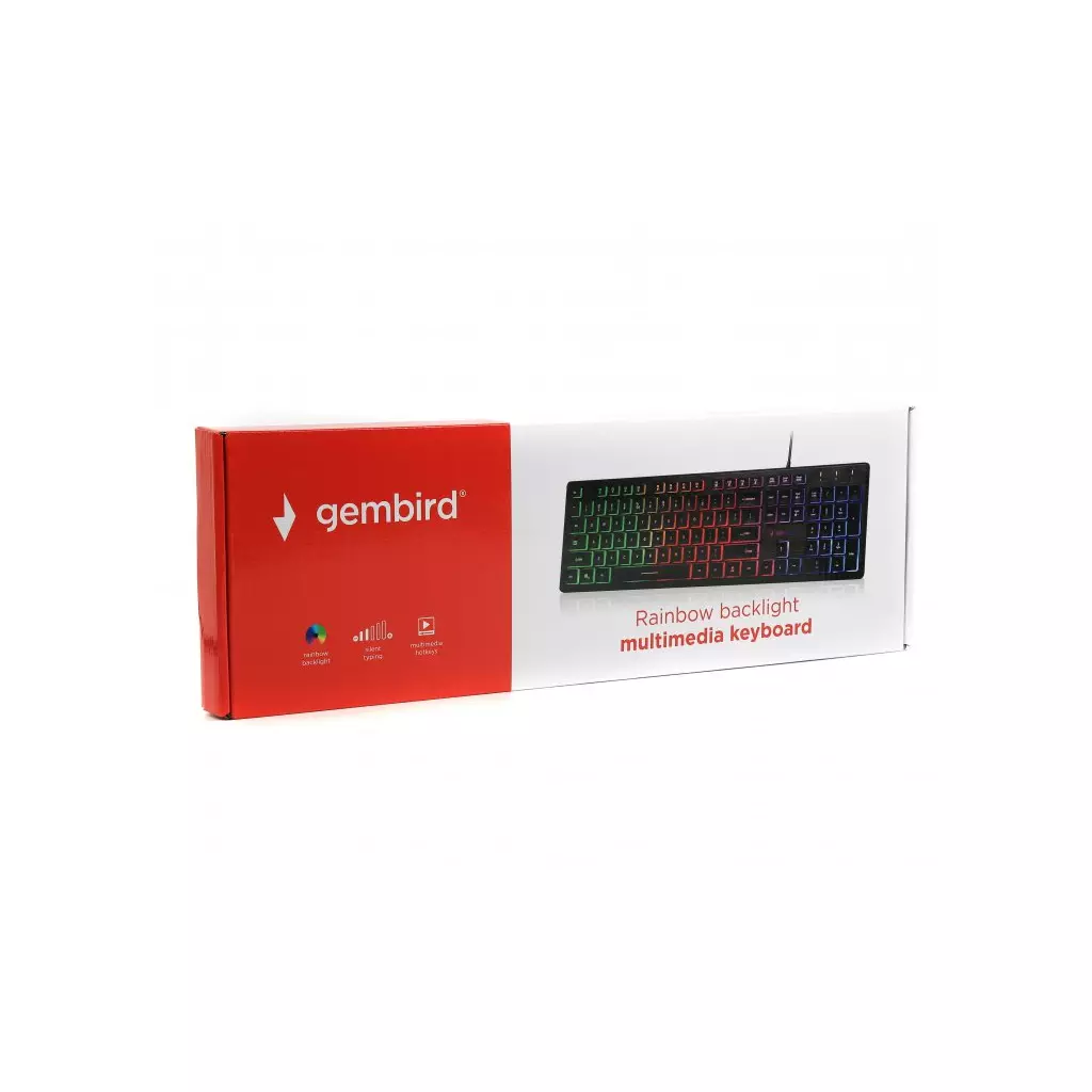 Клавиатура Gembird KB-UML-01-UA USB Black (KB-UML-01-UA) - 2 Клавиатура Gembird KB-UML-01-UA USB Black (KB-UML-01-UA) - 2