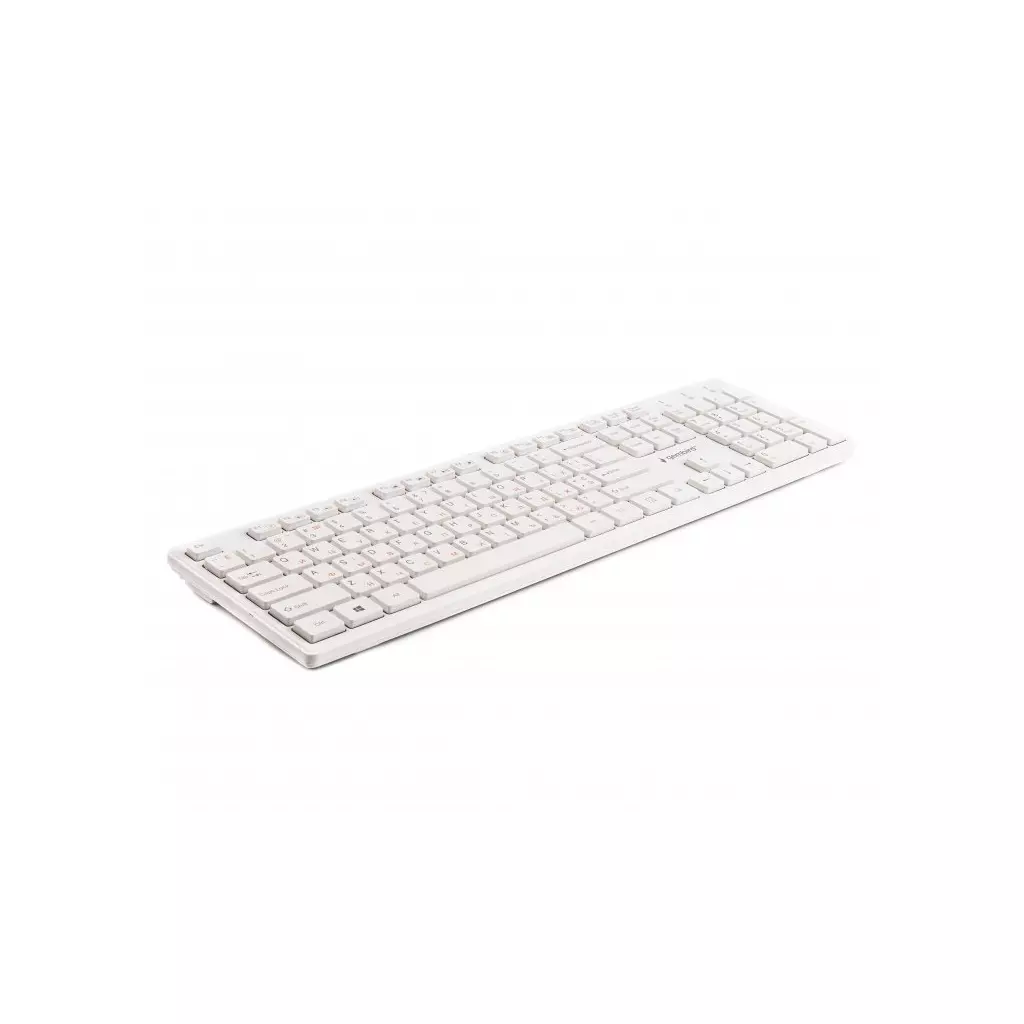 Клавиатура Gembird KB-MCH-03-W-UA USB White (KB-MCH-03-W-UA) - 1
