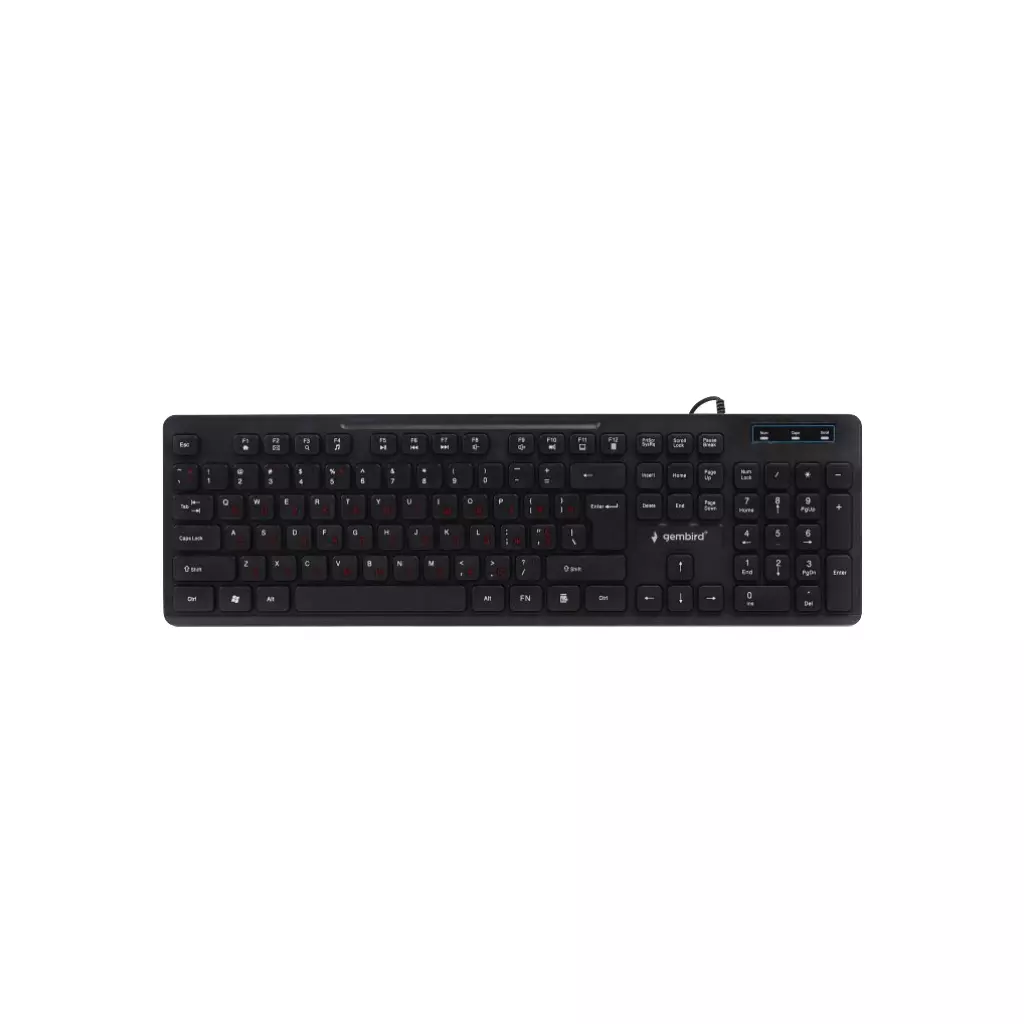 Клавиатура Gembird KB-MCH-04-UA USB Black (KB-MCH-04-UA)