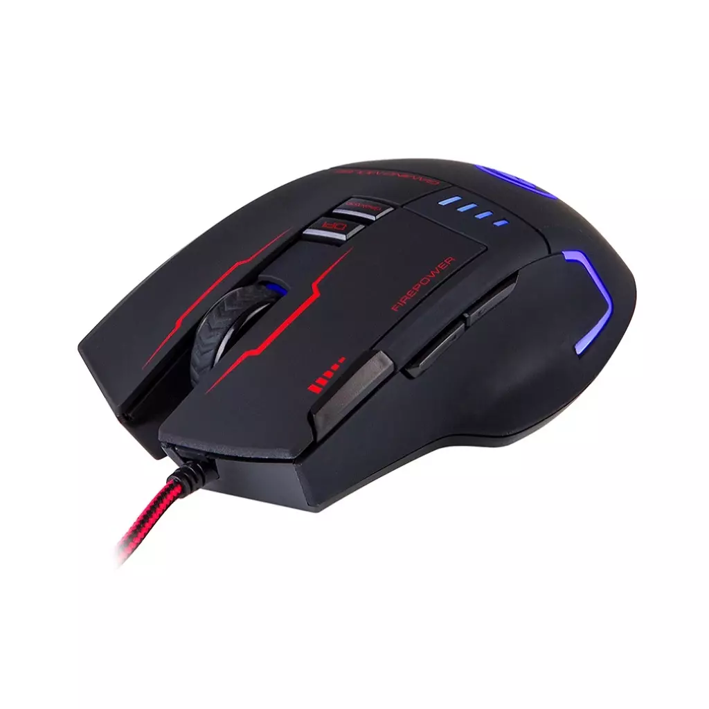 Мышка Marvo G909H 7colors-LED USB Black (G909H) - 1