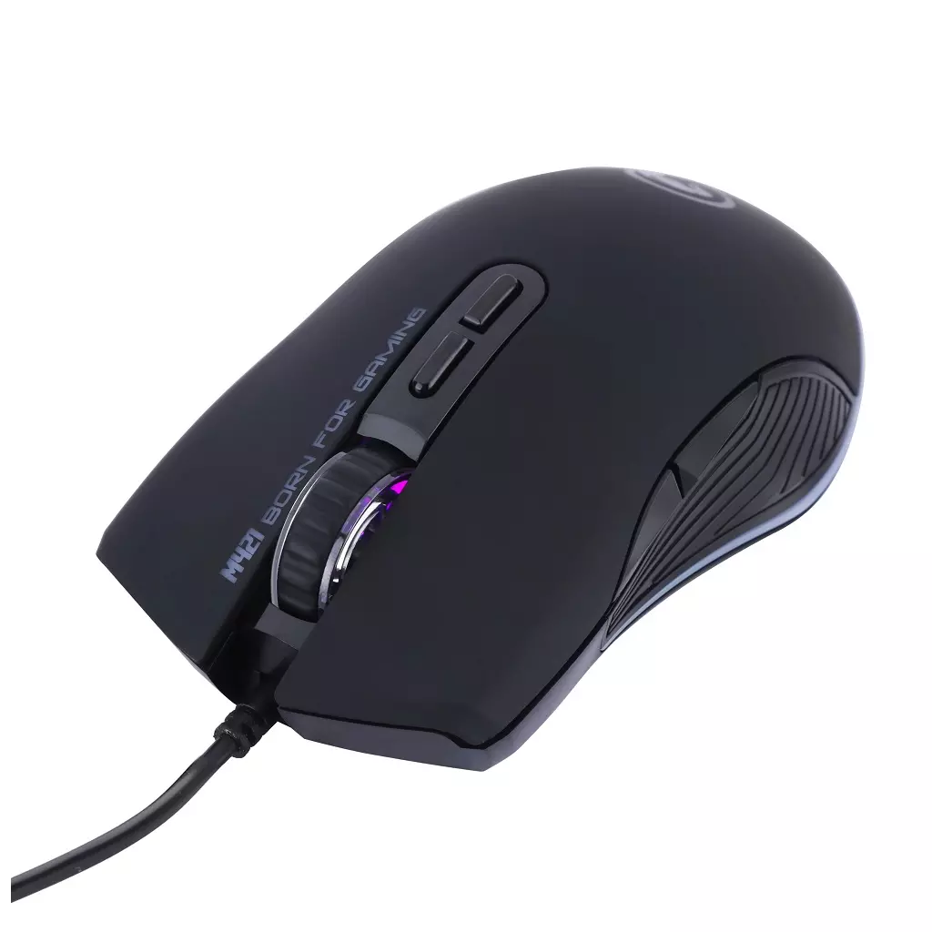 Мышка Marvo M421 Multi-LED USB Black (M421) - 5