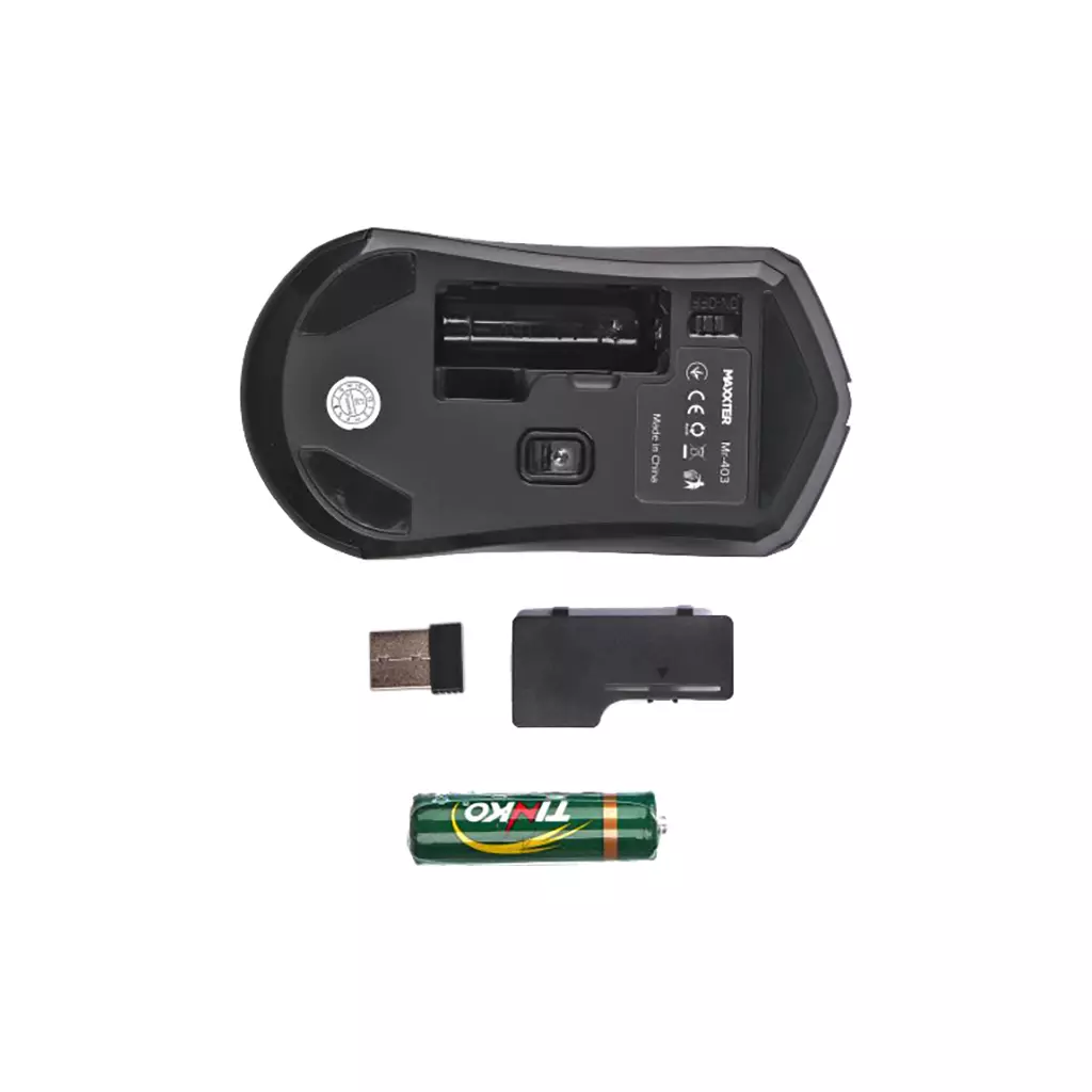 Мышка Maxxter Mr-403 Wireless Black (Mr-403) - 3