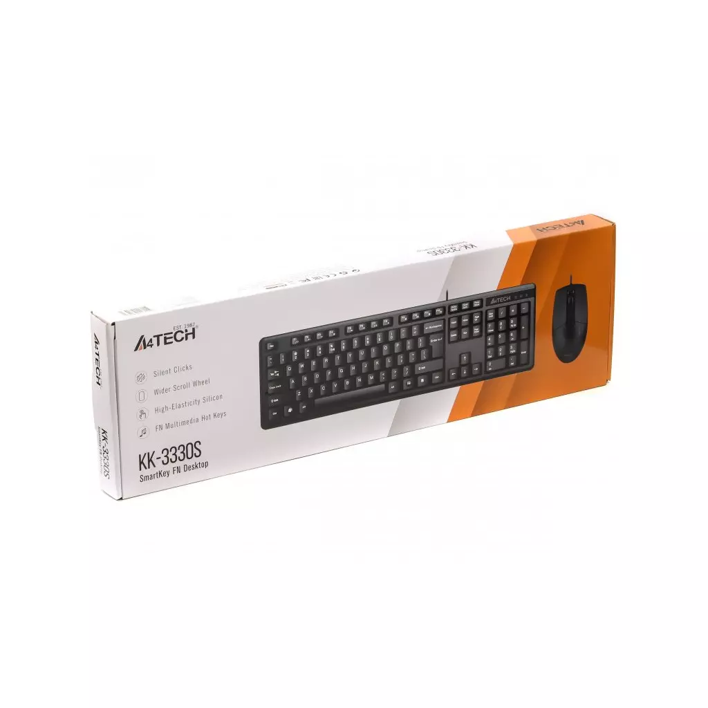 Комплект A4Tech KK-3330S USB Black - 3 Комплект A4Tech KK-3330S USB Black - 3