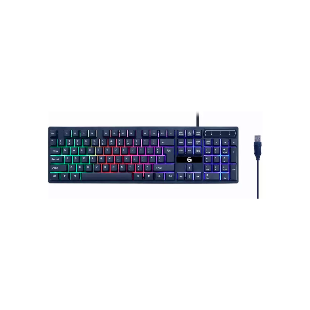 Комплект Gembird GGS-UMGL4-02-UA 4-в-1 RGB Black (GGS-UMGL4-02-UA) - 1