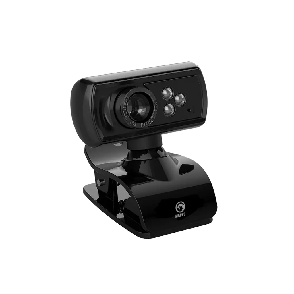 Веб-камера Marvo MPC01 HD720 Black (MPC01)