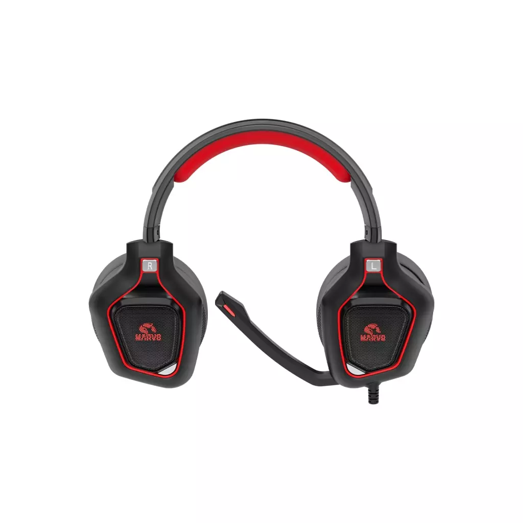 Наушники Marvo HG8960 Pro Red-LED Black/Red (HG8960) - 1
