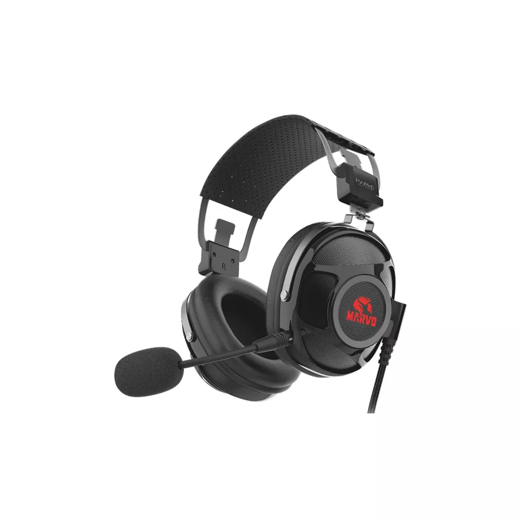 Наушники Marvo HG9053 Red-LED 7.1 Black (HG9053) Наушники Marvo HG9053 Red-LED 7.1 Black (HG9053)