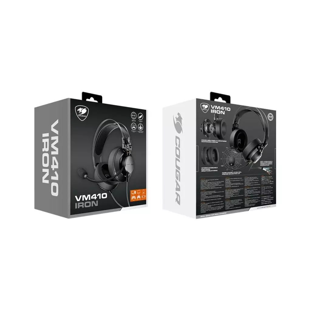 Наушники Cougar VM410 Iron - 7 Наушники Cougar VM410 Iron - 7