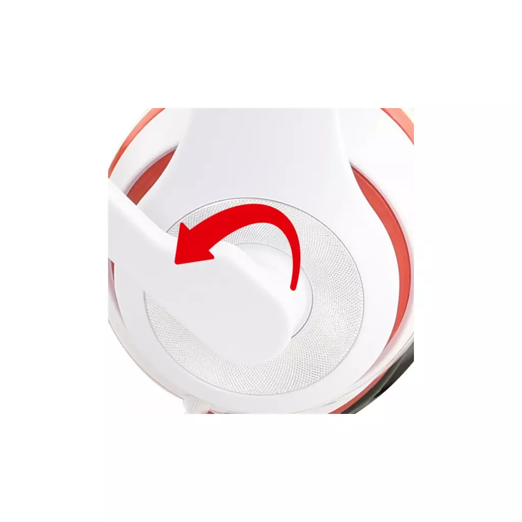 Наушники Gembird MHS-03 White/Red/Black (MHS-03-WTRDBK) - 2 Наушники Gembird MHS-03 White/Red/Black (MHS-03-WTRDBK) - 2
