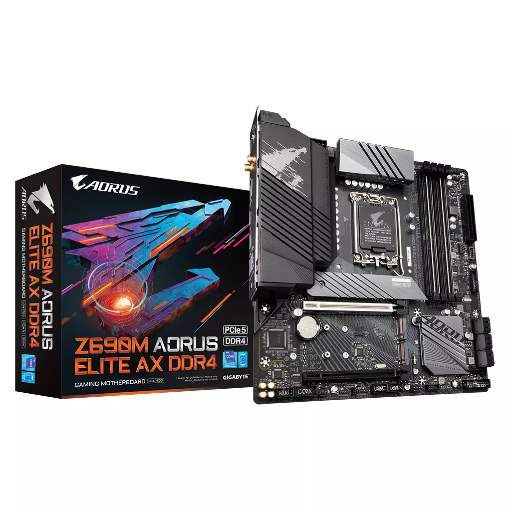 Материнская плата GIGABYTE Z690M AORUS ELITE AX DDR4 (Z690M A ELITE AX DDR4)