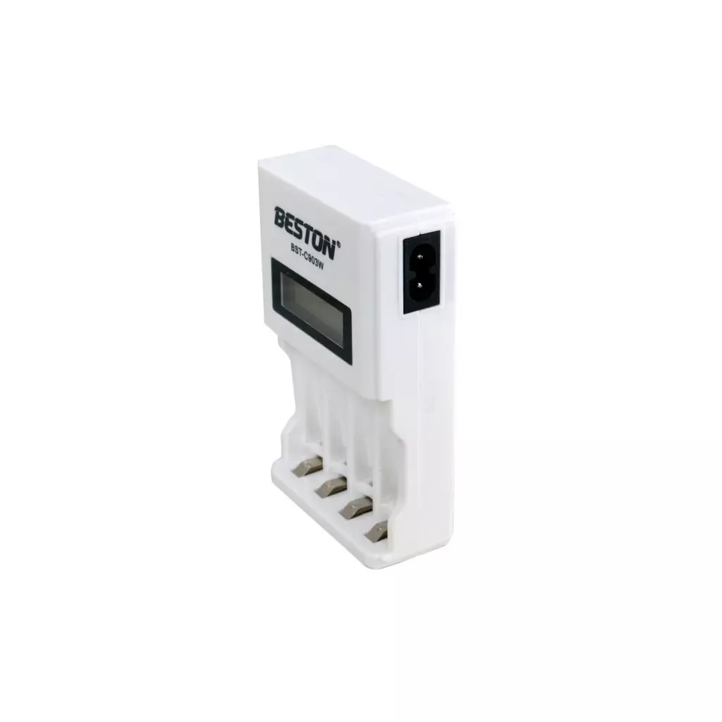 Зарядное устройство для аккумуляторов Beston BST-C903W 4slots for AA/AAA, Ni-MH/Ni-CD (AAB1850) - 1 Зарядное устройство для аккумуляторов Beston BST-C903W 4slots for AA/AAA, Ni-MH/Ni-CD (AAB1850) - 1