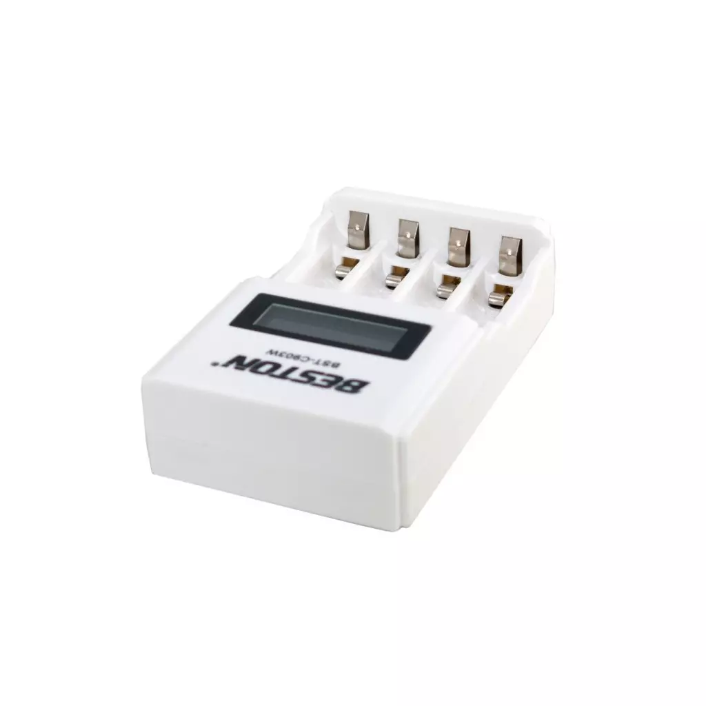 Зарядное устройство для аккумуляторов Beston BST-C903W 4slots for AA/AAA, Ni-MH/Ni-CD (AAB1850) - 5 Зарядное устройство для аккумуляторов Beston BST-C903W 4slots for AA/AAA, Ni-MH/Ni-CD (AAB1850) - 5