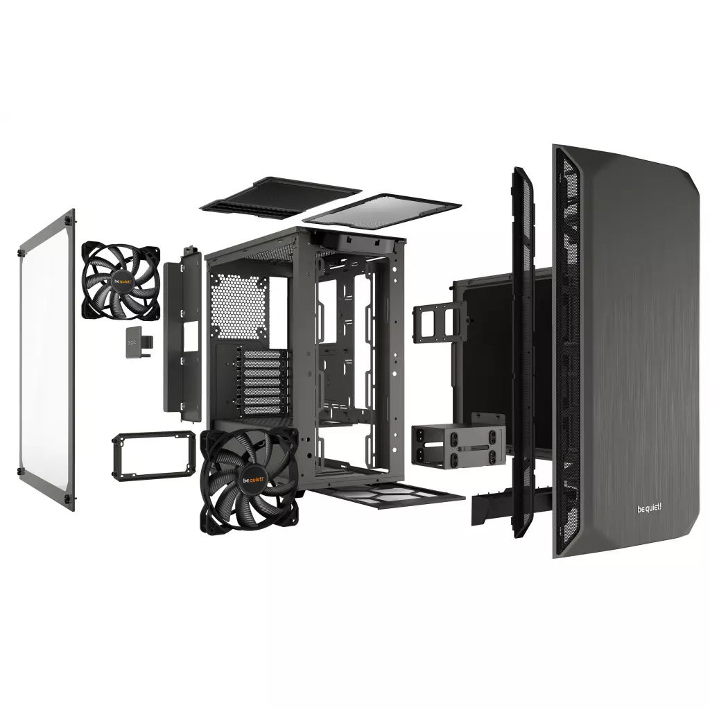 Корпус Be quiet! Pure Base 500 Window Metallic Gray (BGW36) - 8 Корпус Be quiet! Pure Base 500 Window Metallic Gray (BGW36) - 8
