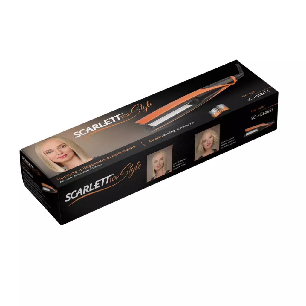 Выпрямитель для волос Scarlett SC-HS60655 - 4 Выпрямитель для волос Scarlett SC-HS60655 - 4